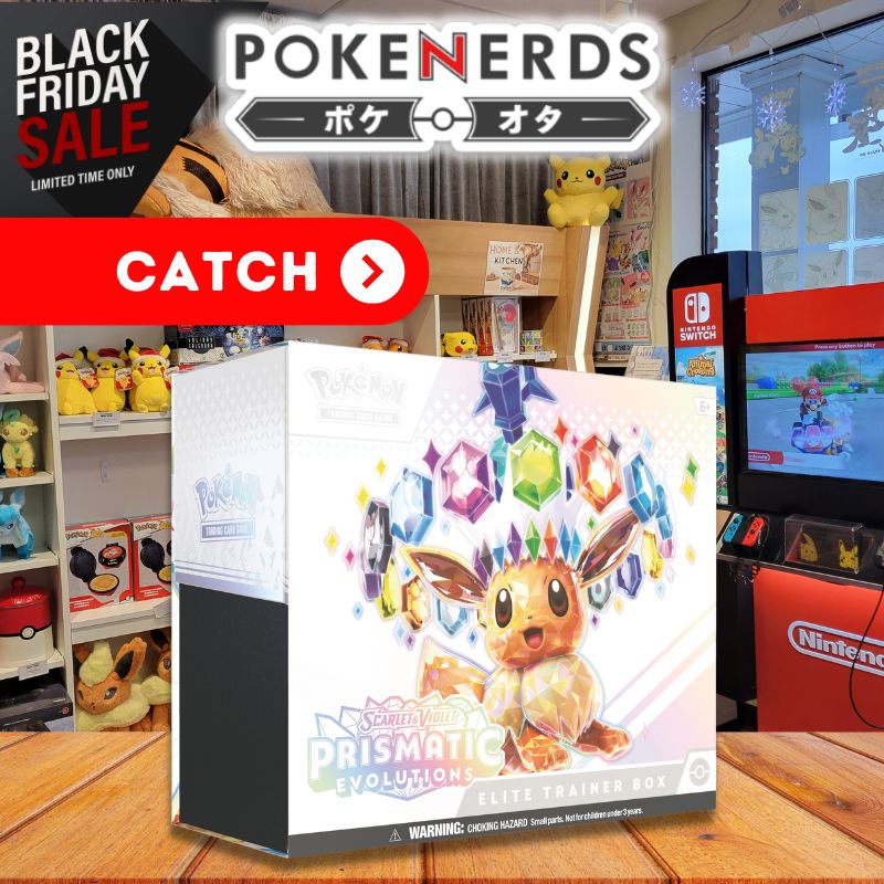 SCARLET & VIOLET Pokemon Prismatic Evolutions Elite Trainer Box ETB SCARLET & VIOLET Pokemon Prismatic Evolutions Elite Trainer Box ETB