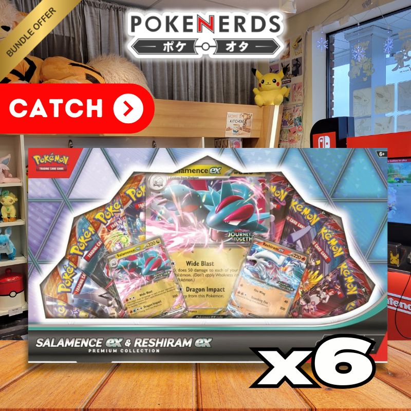 Salamence ex & Reshiram ex Sealed Case – PokeNerds