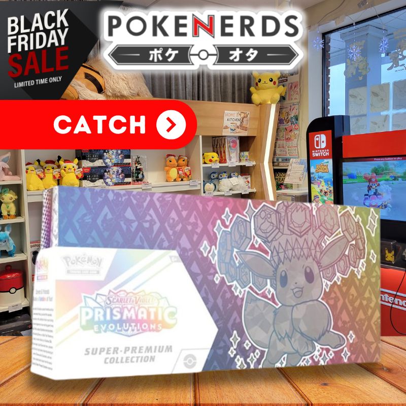 Prismatic Evolutions - Super Premium Collection | Black Friday PokeNerds Prismatic Evolutions - Super Premium Collection | Black Friday PokeNerds