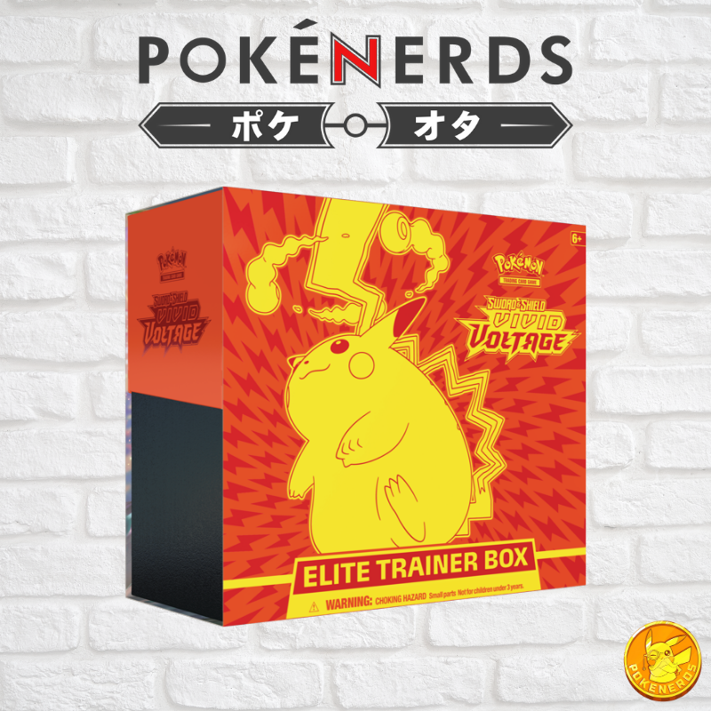 Sword&Shield Vivid Voltage エリートトレーナーボックス Amazon.com: Pokemon TCG: Vivid Voltage Elite Trainer Box