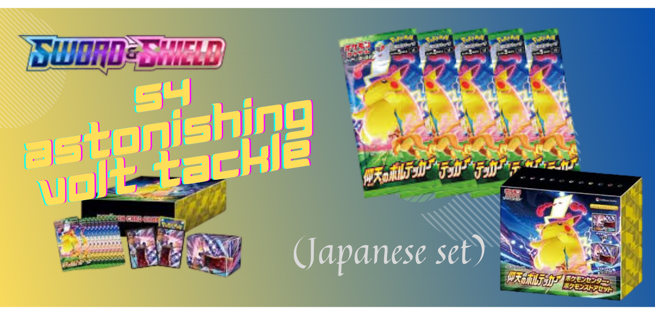 Pokmon TCG Korean Version Pokmon Astonishing Volt Tackle Booster Box - Korean Version, Sword & Shield Set, Factory Sealed Korean Version Pokmon Cards Pokmon TCG Korean Version Pokmon Astonishing Volt Tackle Booster Box - Korean Version, Sword & Shield Set, Factory Sealed Korean Version Pokmon Cards