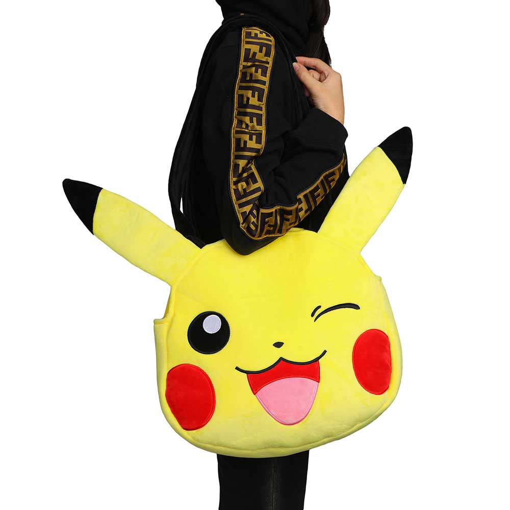 Pikachu Plush Tote Bag | BIG SUMMER SALE – PokeNerds