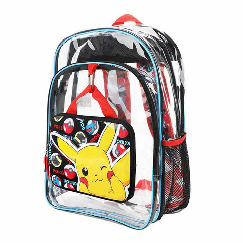 Pokemon 3 PC Clear Backpack Set