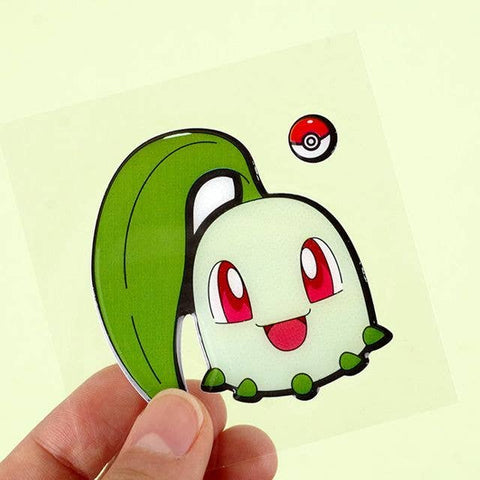 Pokemon Characters Big Face Epoxy Deco Sticker Pack