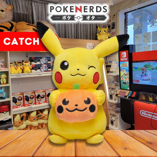Halloween Pikachu Pumpkin Plush – PokeNerds