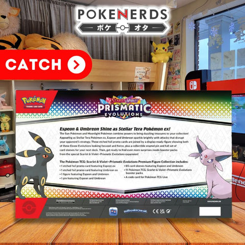 pokemon trading card game: prismatic evolutions premium figure collection Prismatic Evolutions Premium Figure Collection – PokeNerds
