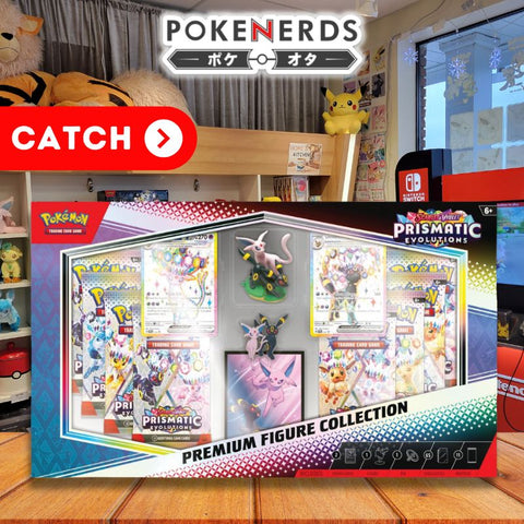 pokemon trading card game: prismatic evolutions premium figure collection Experience the wonder of Pokemon evolution like never before and let these figures be the crown jewel of your collection Would you buy a Prismatic