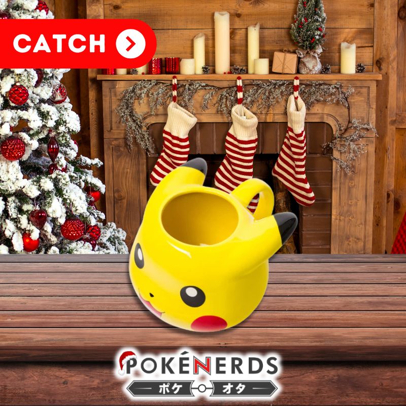 Pikachu 3D Sculpted Mug 22 oz | Christmas Collection