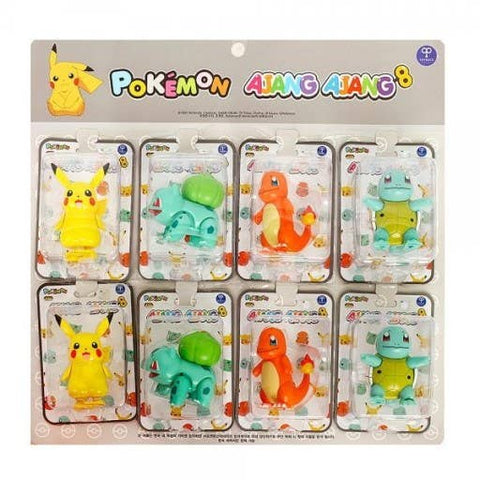 Pokemon 3D Wind-up Action Figure Toy Pack