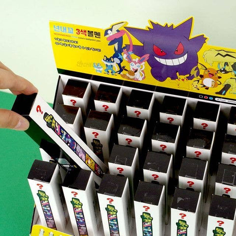 Pokemon 3 Color Ballpoint Pen Random Box
