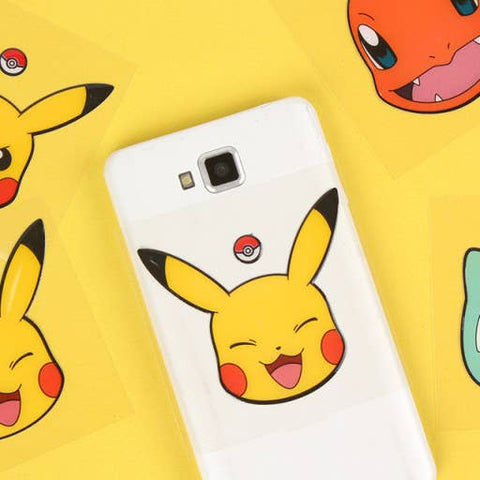 Pokemon Characters Big Face Epoxy Deco Sticker Pack