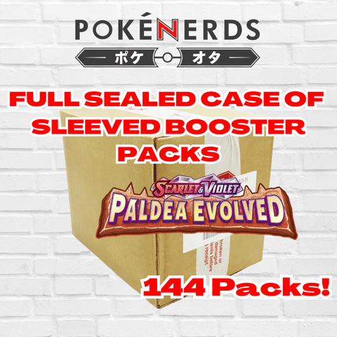 Paldea Evolved Sleeved Booster Pack Case