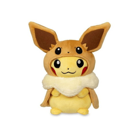Pikachu in Eevee Poncho PokeNerds