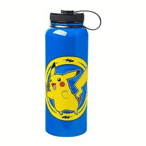 Pokemon-Pikachu-Blue-Stainless-Steel-Water-Bottle