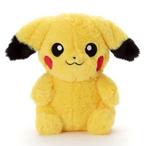 Japanese Fluffy Pikachu plush w/ Moveable ears