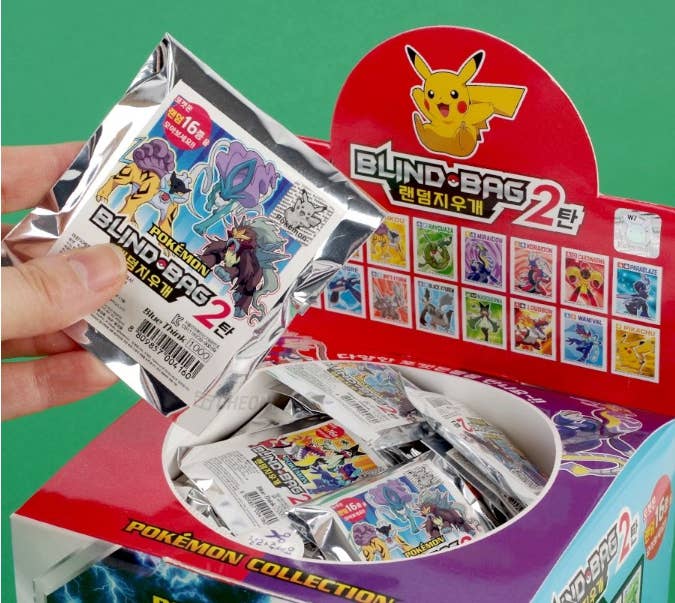 Pokémon Blind Bag Eraser Series 2 Random Box