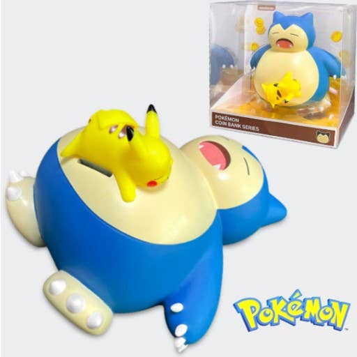Pokemon Characters Figure Deco Piggy Coin Bank Gift: Snolex-Large