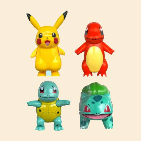 Pokemon 3D Wind-up Action Figure Toy Pack