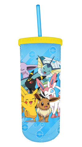 Eevee and Pikachu - 20oz. Plastic Tall Cold Cup