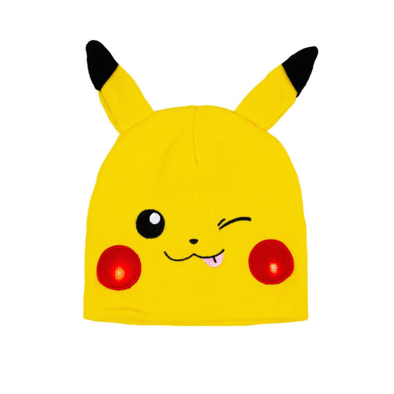 Pokemon-Pikachu-Big-Face-Beanie-With-LED-Cheeks