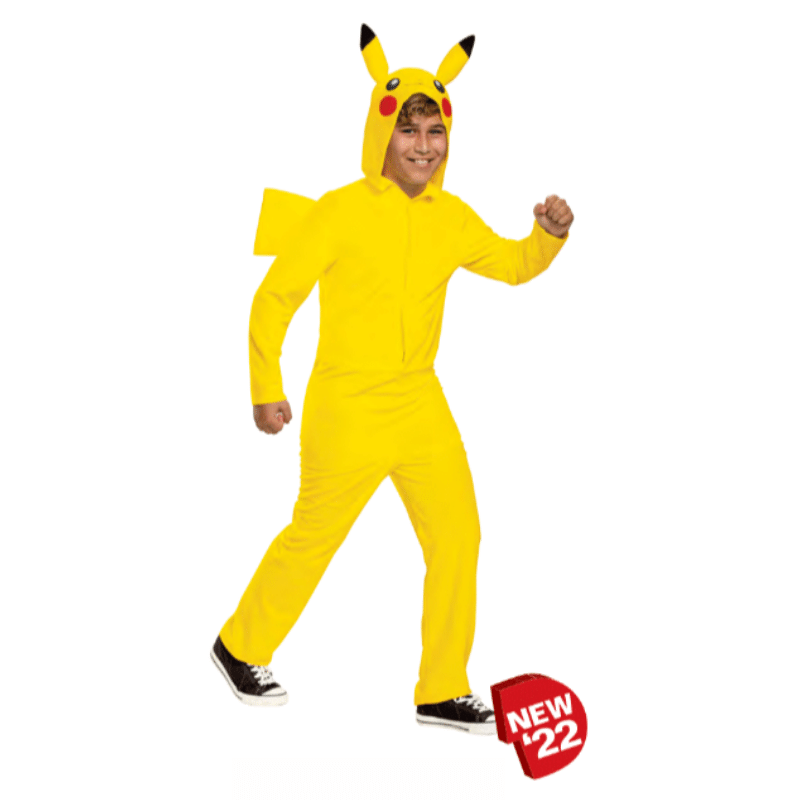 Pikachu Hooded Jumpsuit Costume Kids